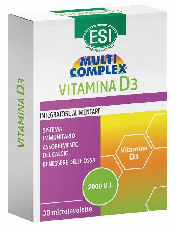 ESI MULTICOMPLEX VITAMINA D3 30 TAVOLETTE - Farmaspeed