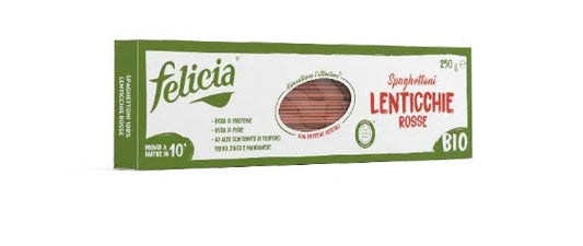 FELICIA SPAGHETTONI LENTICCHIE ROSSE 250 G - Farmaspeed
