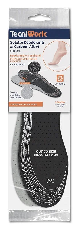 SOLETTE DEODORANTI AI CARBONI ATTIVI 1 PAIO - Farmaspeed
