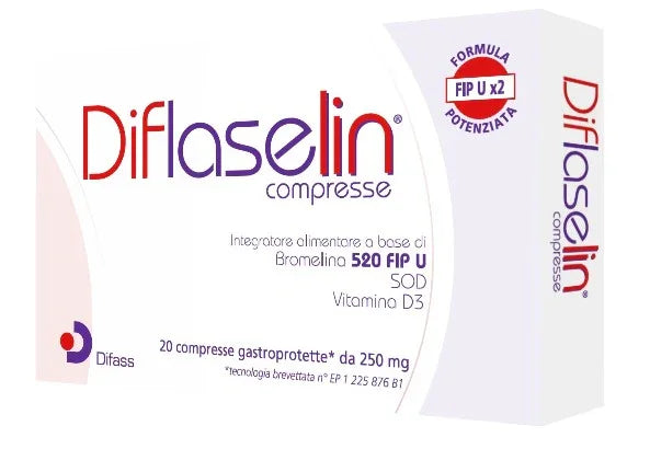 DIFLASELIN 20 COMPRESSE GASTROPROTETTE 250 MG - Farmaspeed