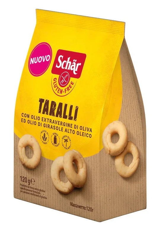 SCHAR TARALLI SENZA LATTOSIO 120 G - Farmaspeed