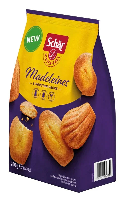 SCHAR MADELEINES SENZA LATTOSIO 8 PORZIONI DA 30 G - Farmaspeed
