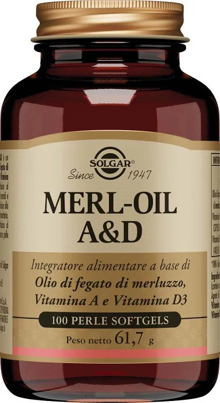 MERL OIL A&D 100 PERLE SOFTGEL - Farmaspeed