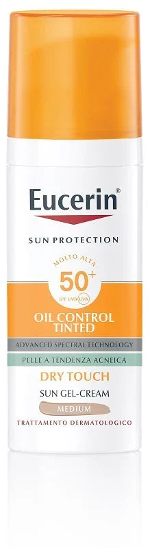 EUCERIN SUN OIL CONTROL TINTED CREAM SPF50+ 50 ML - Farmaspeed