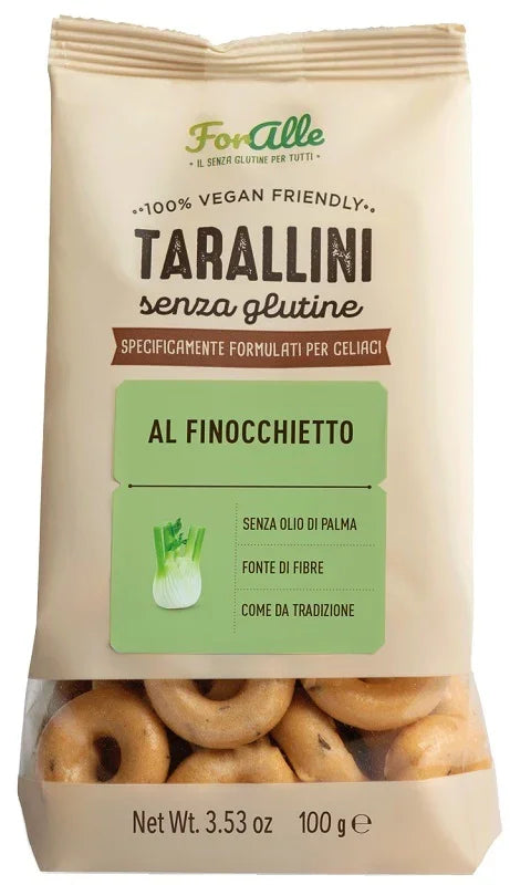 FORALLE TARALLINI AL FINOCCHIETTO 100 G - Farmaspeed