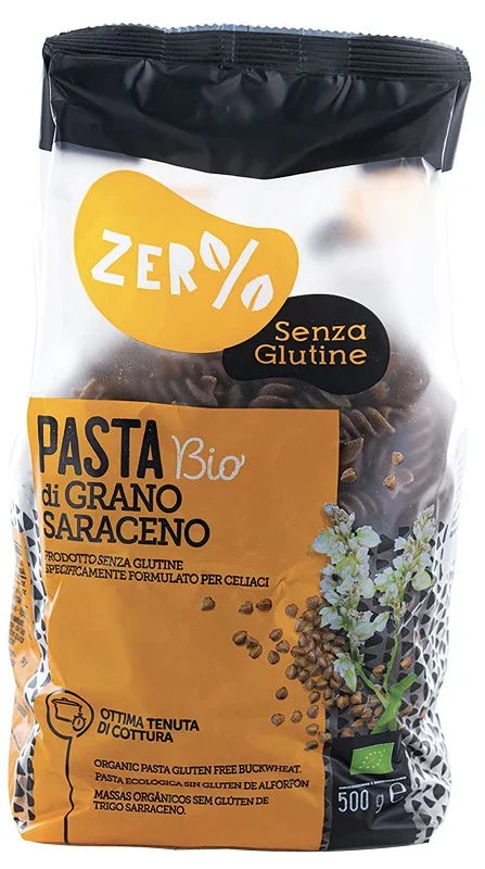 ZERO% GLUTINE FUSILLI GRANO SARACENO BIO 500 G - Farmaspeed