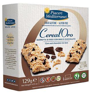 PIACERI MEDITERRANEI BARRETTA DI RISO CON MAIS E CIOCCOLATO 129 G - Farmaspeed