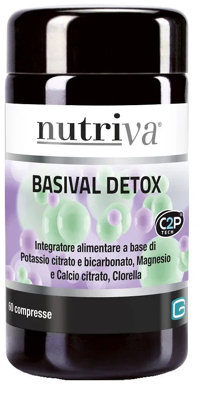 NUTRIVA BASIVAL DETOX 60 COMPRESSE - Farmaspeed