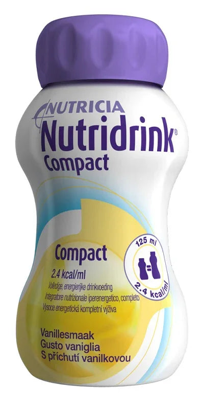 NUTRIDRINK COMPACT VANIGLIA 125 ML 4 PEZZI - Farmaspeed