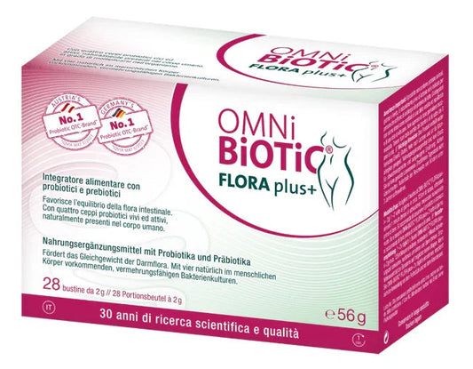 OMNI BIOTIC FLORA PLUS+ 28 BUSTINE DA 2 G - Farmaspeed