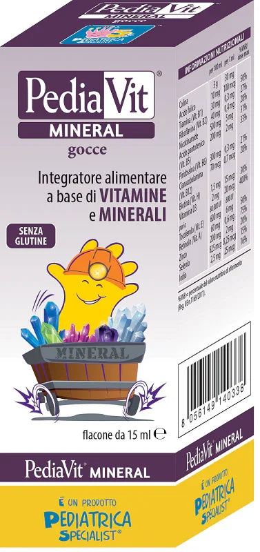 PEDIAVIT MINERAL GOCCE 15 ML - Farmaspeed