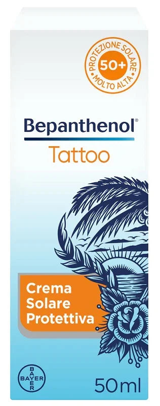 BEPANTHENOL TATTOO CREMA SOLARE PROTETTIVA SPF50+ 50 ML - Farmaspeed