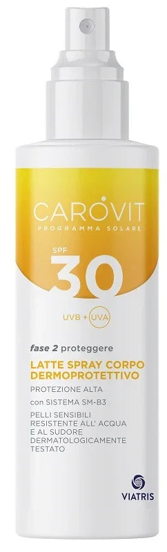 CAROVIT PROGRAMMA SOLARE LATTE CORPO SPF30 200 ML - Farmaspeed