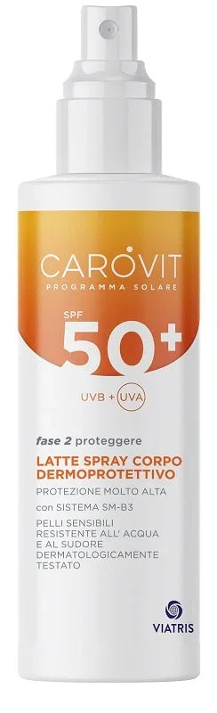 CAROVIT PROGRAMMA SOLARE LATTE CORPO SPF50+ 200 ML - Farmaspeed