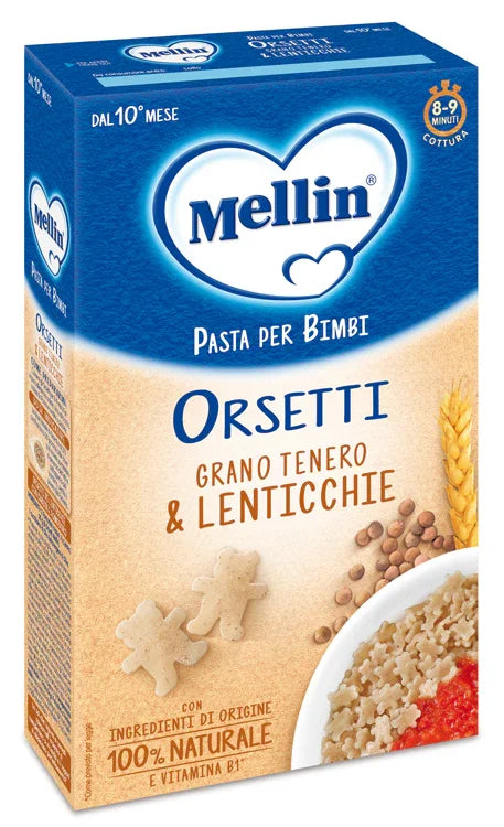 MELLIN ORSETTI CON LENTICCHIE 280 G - Farmaspeed