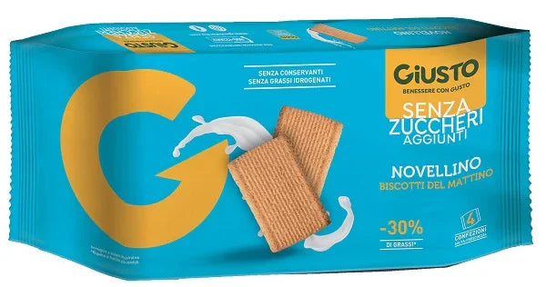 GIUSTO SENZA ZUCCHERO BISCOTTI MATTINO 350 G - Farmaspeed