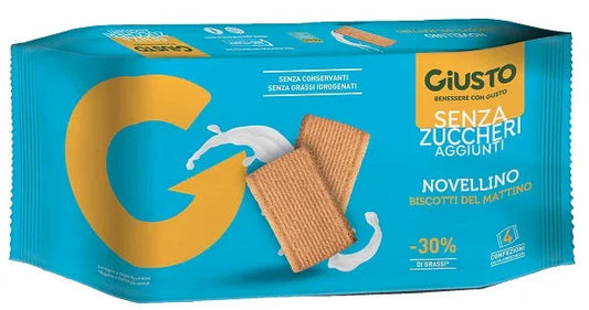 GIUSTO SENZA ZUCCHERO BISCOTTI MATTINO 350 G - Farmaspeed