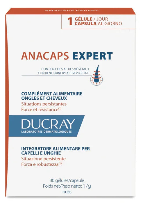 DUCRAY ANACAPS EXPERT CAPELLI E UNGHIE 30 CAPSULE - Farmaspeed