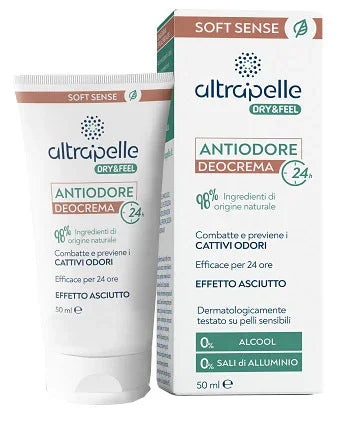ALTRAPELLE DRY & FEEL DEOCREMA ANTIODORE 24H 50 ML - Farmaspeed