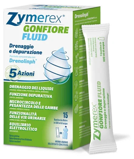 ZYMEREX GONFIORE FLUID ANANAS 15 BUSTINE - Farmaspeed