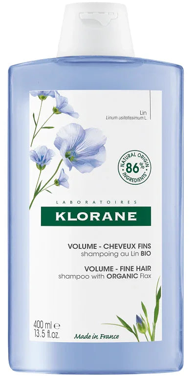 KLORANE SHAMPOO VOLUME FINE HAIR CON LINO 400 ML - Farmaspeed