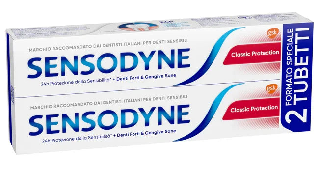 SENSODYNE CLASSICO PROTECTION 2 X 75 ML - Farmaspeed
