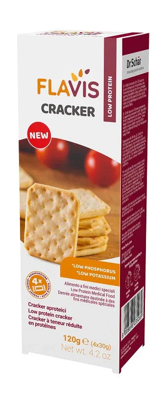 FLAVIS CRACKER APROTEICI 4 PORZIONI DA 30 G - Farmaspeed