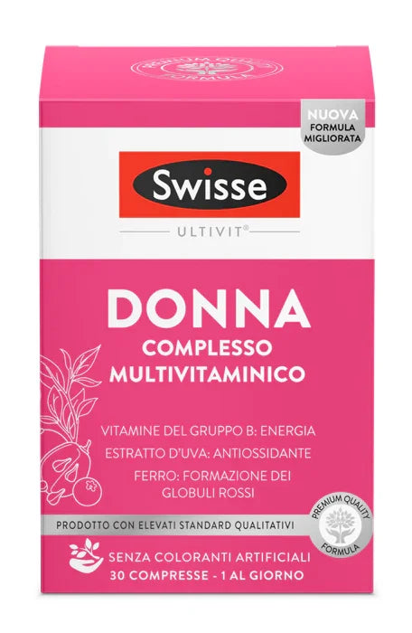 SWISSE MULTIVITAMINICO DONNA 30 COMPRESSE - Farmaspeed