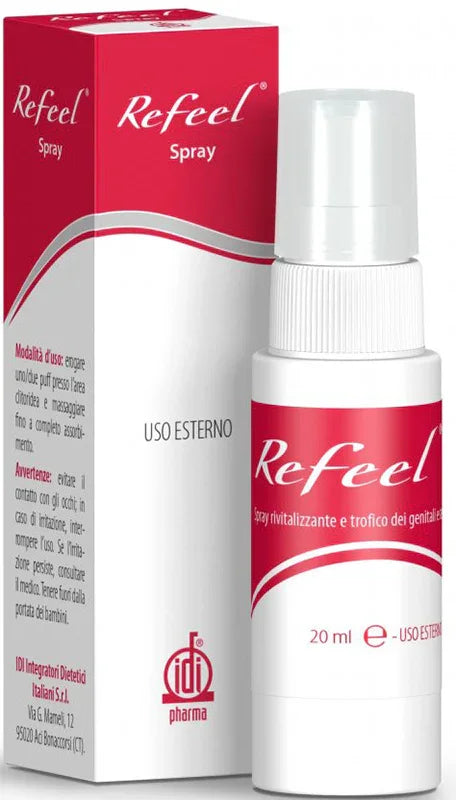 REFEEL SPRAY RIVITALIZZANTE E TROFICO DEI GENITALI ESTERNI FEMMINILI 20 ML - Farmaspeed
