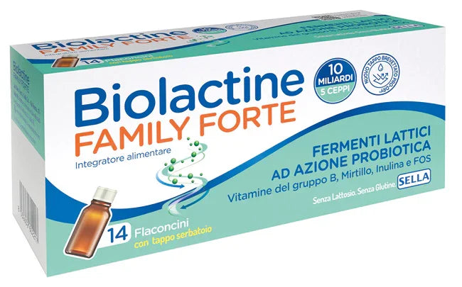 BIOLACTINE FAMILY FORTE 10 MILIARDI 14 FLACONCINI DA 9 ML - Farmaspeed