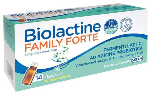 BIOLACTINE FAMILY FORTE 10 MILIARDI 14 FLACONCINI DA 9 ML - Farmaspeed