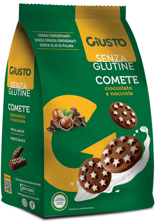 GIUSTO SENZA GLUTINE COMETE BISCOTTI 200 G - Farmaspeed