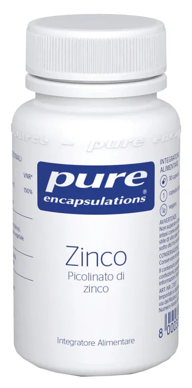 PURE ENCAPSULATIONS ZINCO 30 CAPSULE - Farmaspeed
