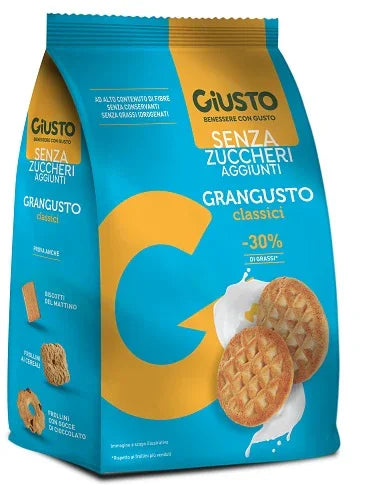 GIUSTO SENZA ZUCCHERO GRANGUSTO CLASSICI 350 G - Farmaspeed