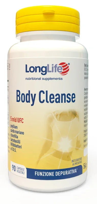 LONGLIFE BODY CLEANSE 90 CAPSULE VEGETALI - Farmaspeed