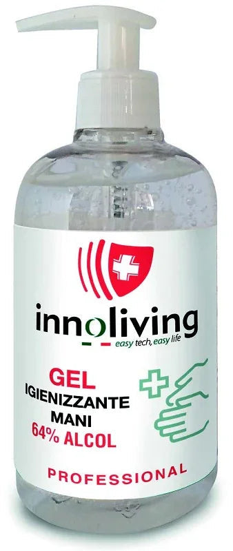 INNOLIVING GEL IGIENIZZANTE MANI 64% ALCOL 500 ML - Farmaspeed