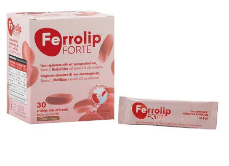 FERROLIP FORTE 30 STICK PACKS DA 1,8 G GUSTO LIMONE - Farmaspeed