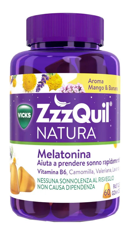 ZZZQUIL NATURA MANGO & BANANA 60 PASTIGLIE GOMMOSE - Farmaspeed