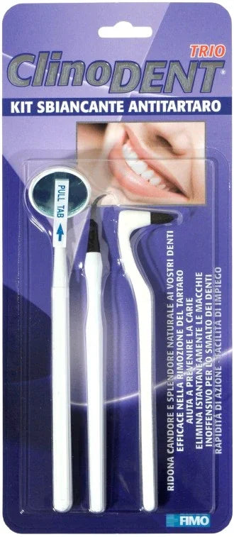 CLINODENT TRIO SBIANCANTE ANTI TARTARO - Farmaspeed