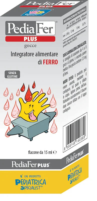 PEDIAFER PLUS GOCCE 15 ML - Farmaspeed