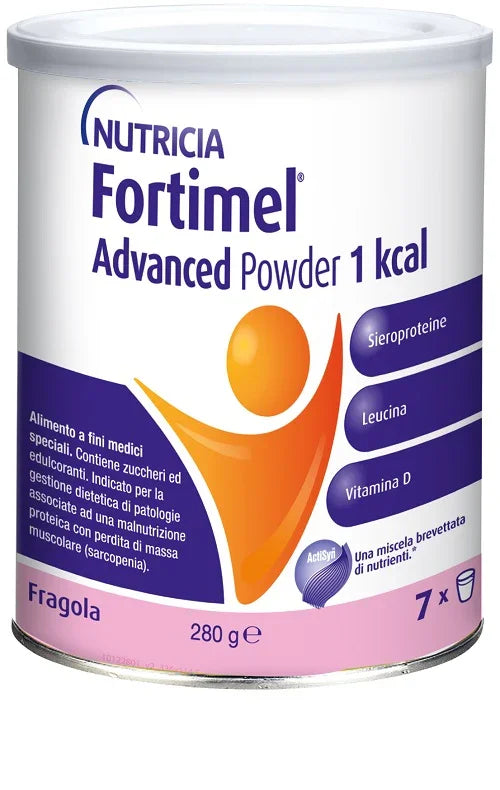 NUTRICIA FORTIMEL ADVANCED POWDER 1 KCAL FRAGOLA 280 G - Farmaspeed