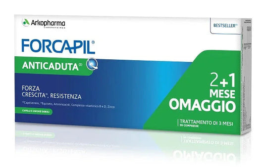 FORCAPIL ANTICADUTA 90CPR 2+1 MESE IN OMAGGIO - Farmaspeed