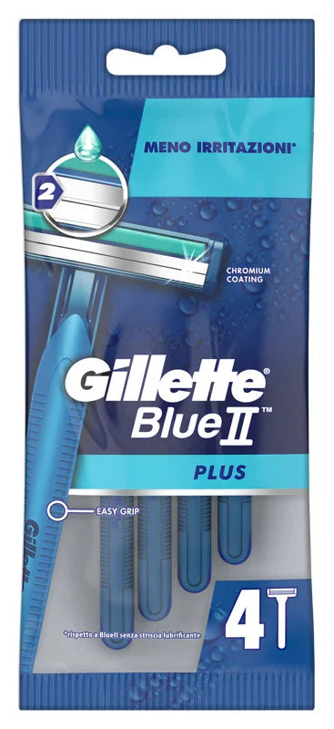 GILLETTE BLUE II USA&GETTA PLUS 4 PEZZI - Farmaspeed