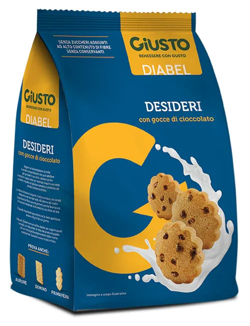 GIUSTO DIABEL BISCOTTO DESIDERI 150 G - Farmaspeed