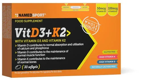VITD3+K2 30 SOFTGELS - Farmaspeed