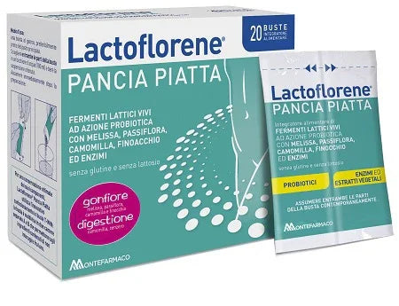 LACTOFLORENE PANCIA PIATTA 20 BUSTINE - Farmaspeed