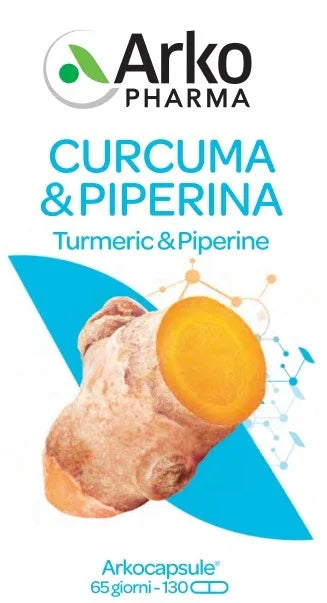 ARKOCPS CURCUMA + PIPERINA 130 CAPSULE - Farmaspeed