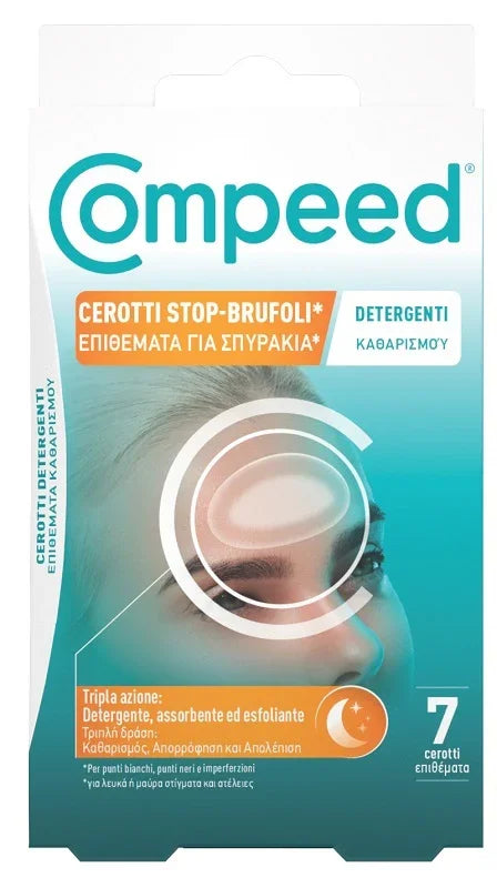 COMPEED CEROTTI STOP BRUFOLI DETERGENTI 7 PEZZI - Farmaspeed