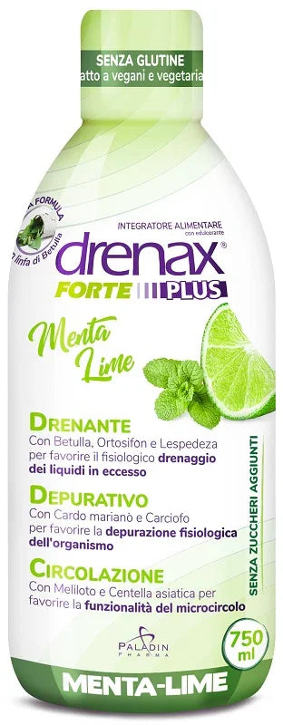 DRENAX FORTE PLUS MENTA/LIME 750 ML - Farmaspeed