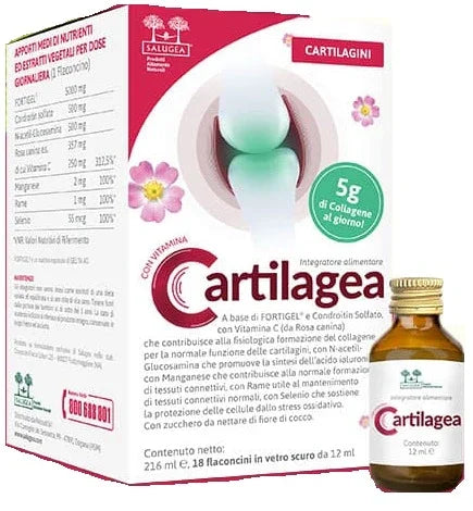 CARTILAGEA SALUGEA 18 FLACONCINI DA 12 ML - Farmaspeed